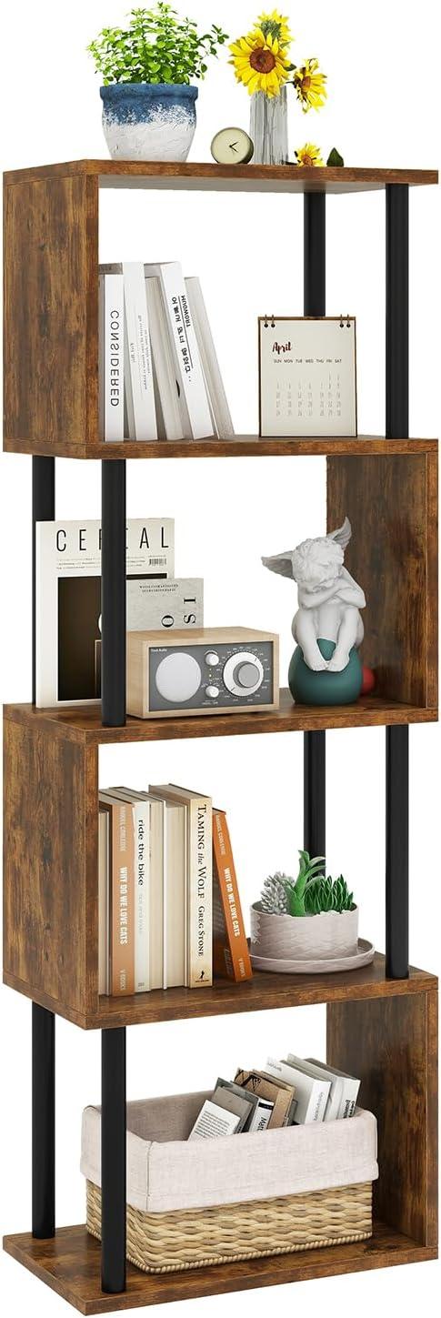 Our Take on the IBUYKE 5-Tier S-Shaped Bookshelf: ⁤Stylish & Sturdy