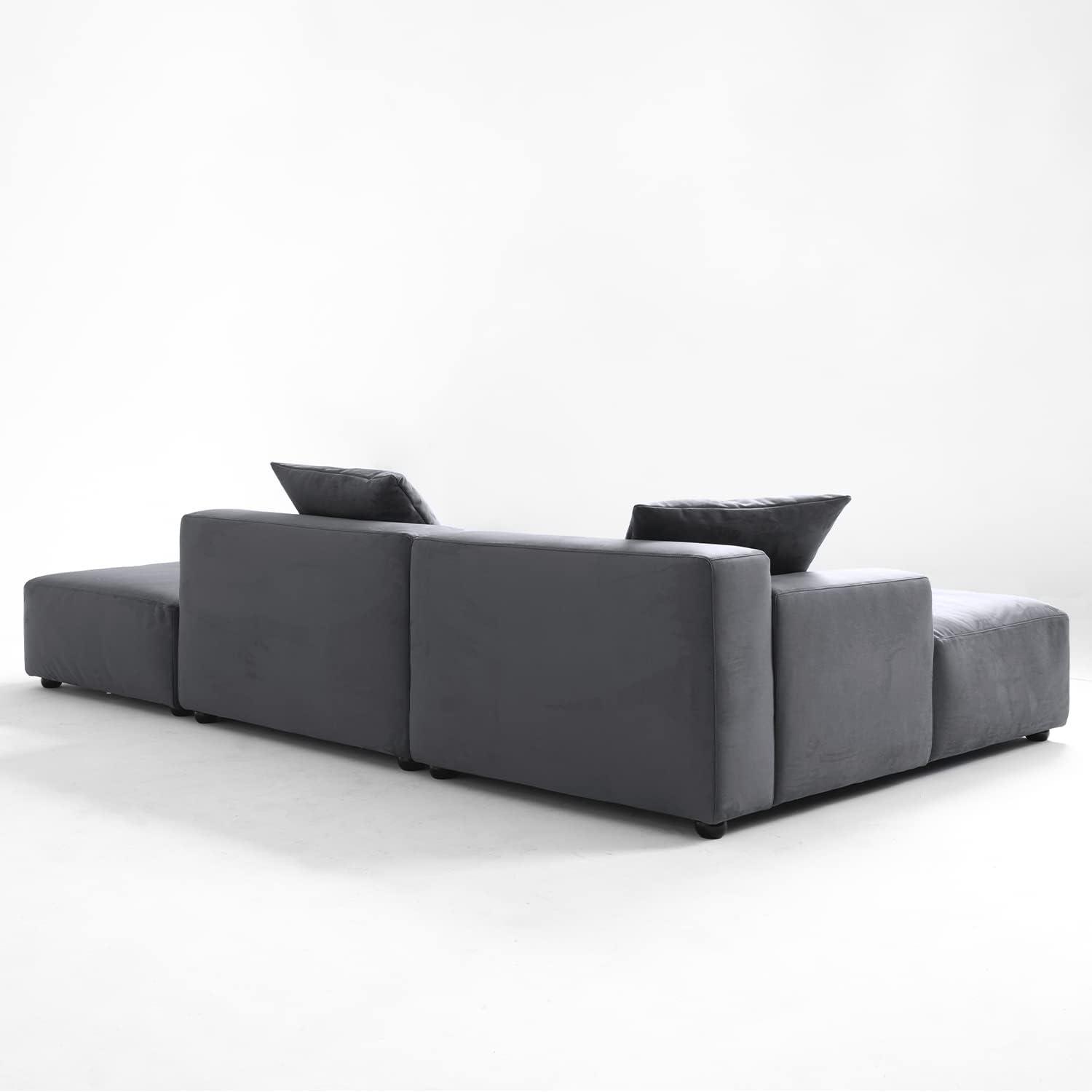 How We Embraced Comfort with ⁢Acanva's Modern Modular Sofa