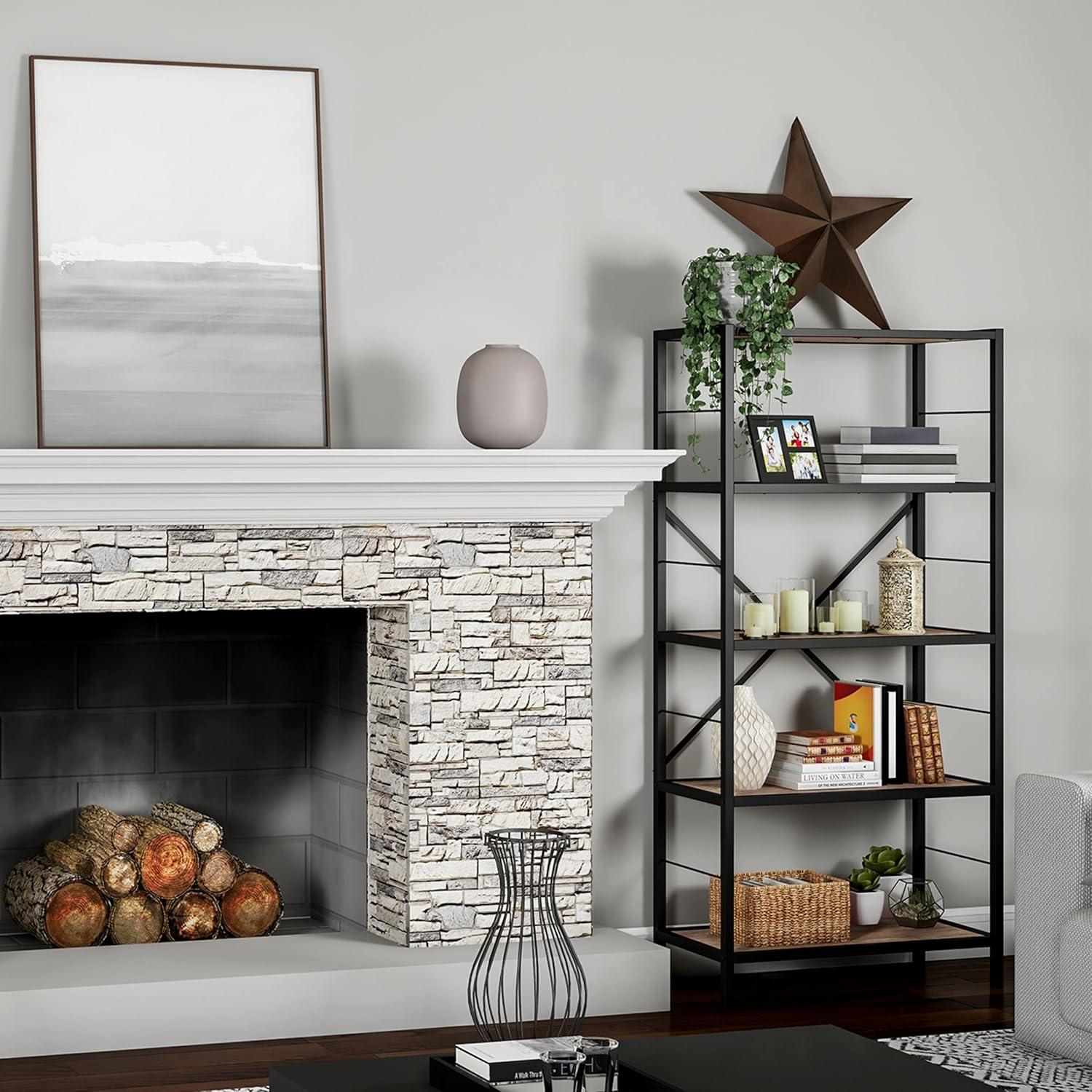 How We Transformed Our Space with Lavish Home's 5-Tier Shelf