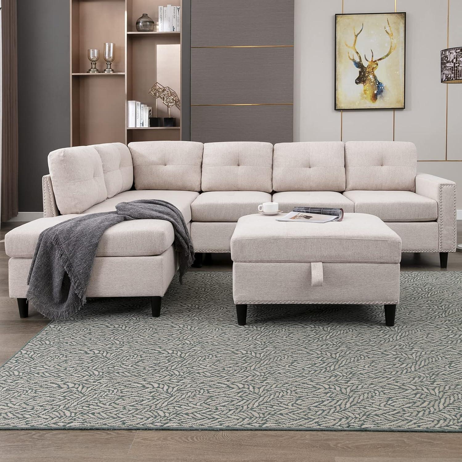 How We Fell for the Mjkone Oversized Sectional Sofa's comfort