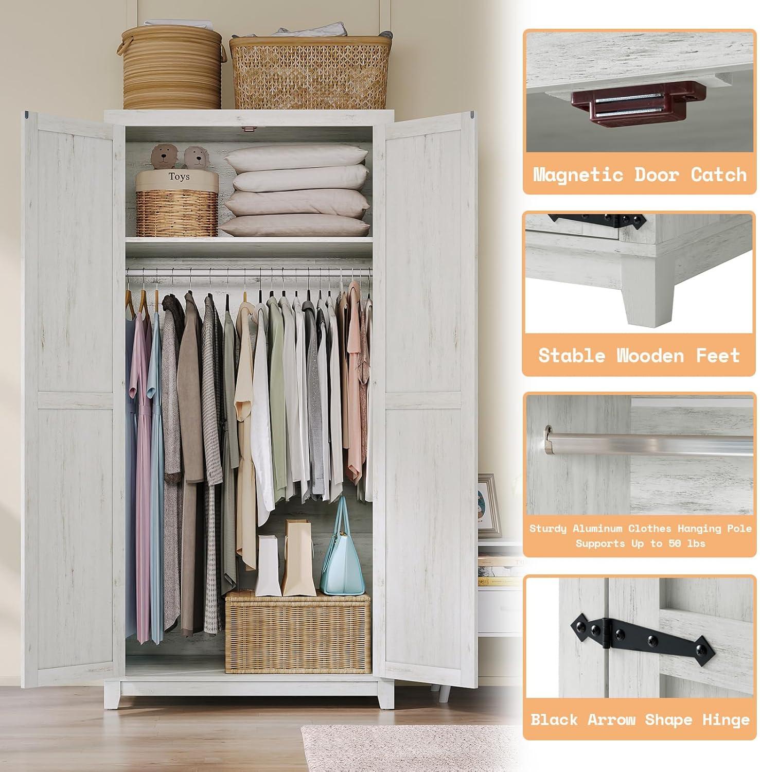 Our⁣ Honest Take on ​the ⁣AMERLIFE Farmhouse‌ Armoire: Stylish & Sturdy