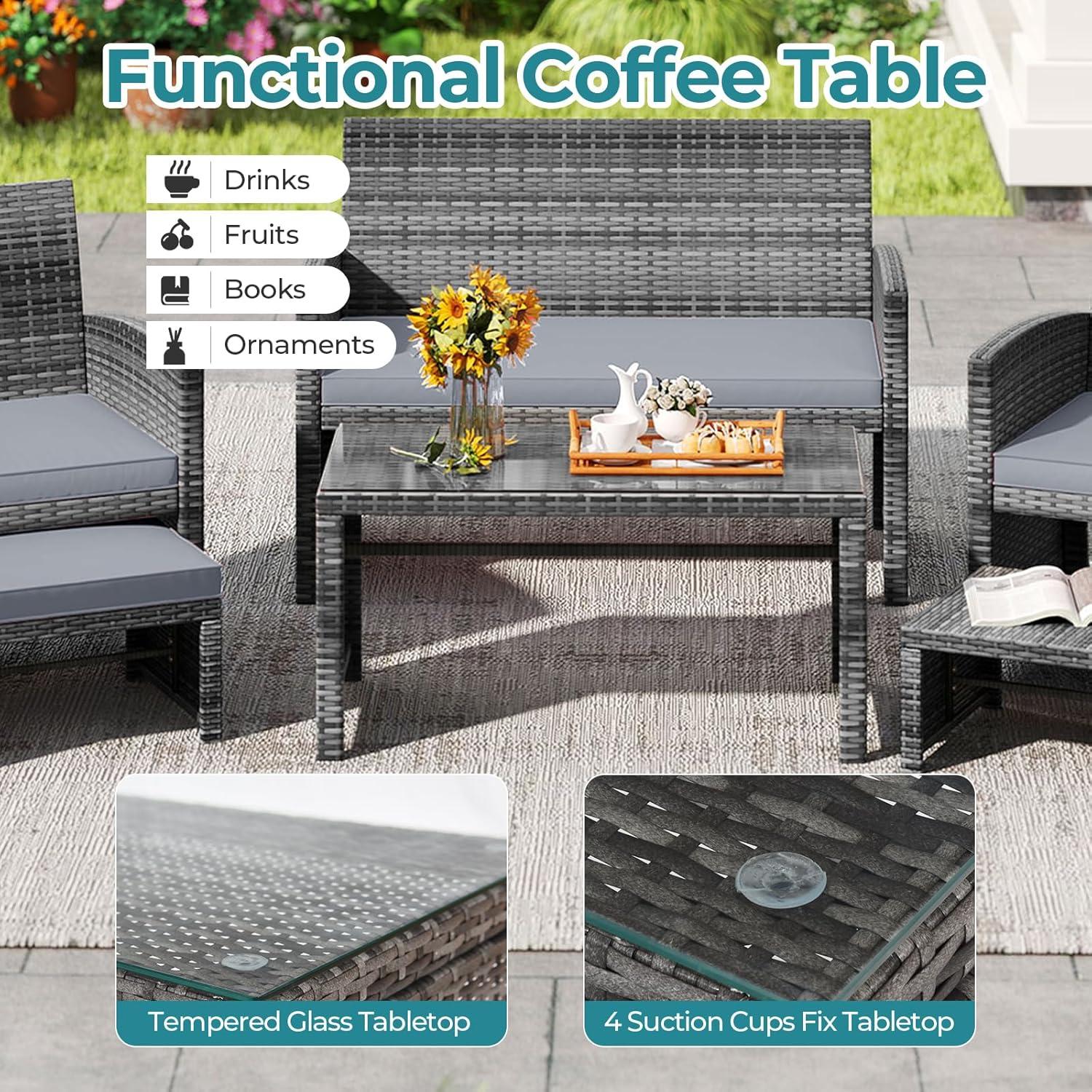Our Take on the RELAX4LIFE 6-Piece Patio Set: Comfort & Style