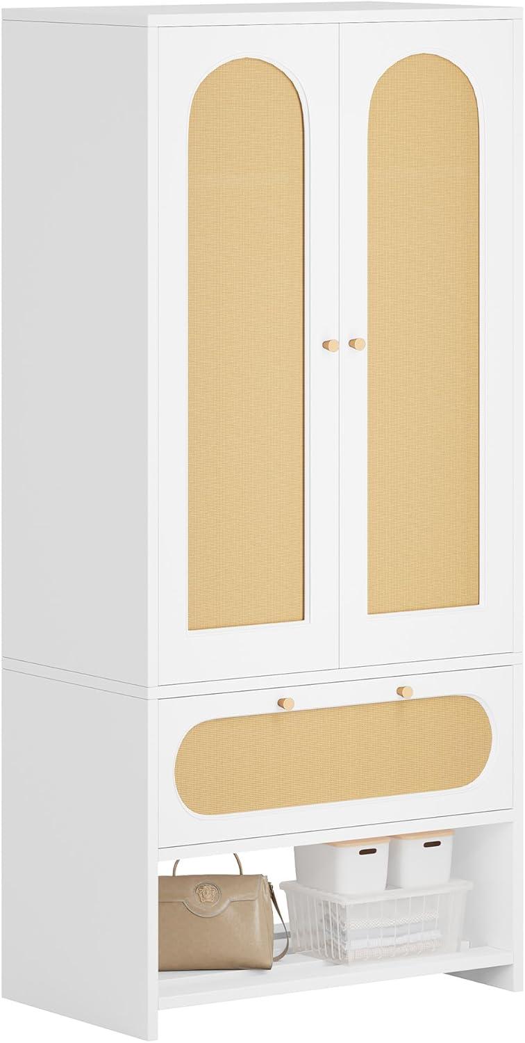 Why We Love the YITAHOME⁣ Rattan ⁣Wardrobe: Stylish &⁣ Spacious