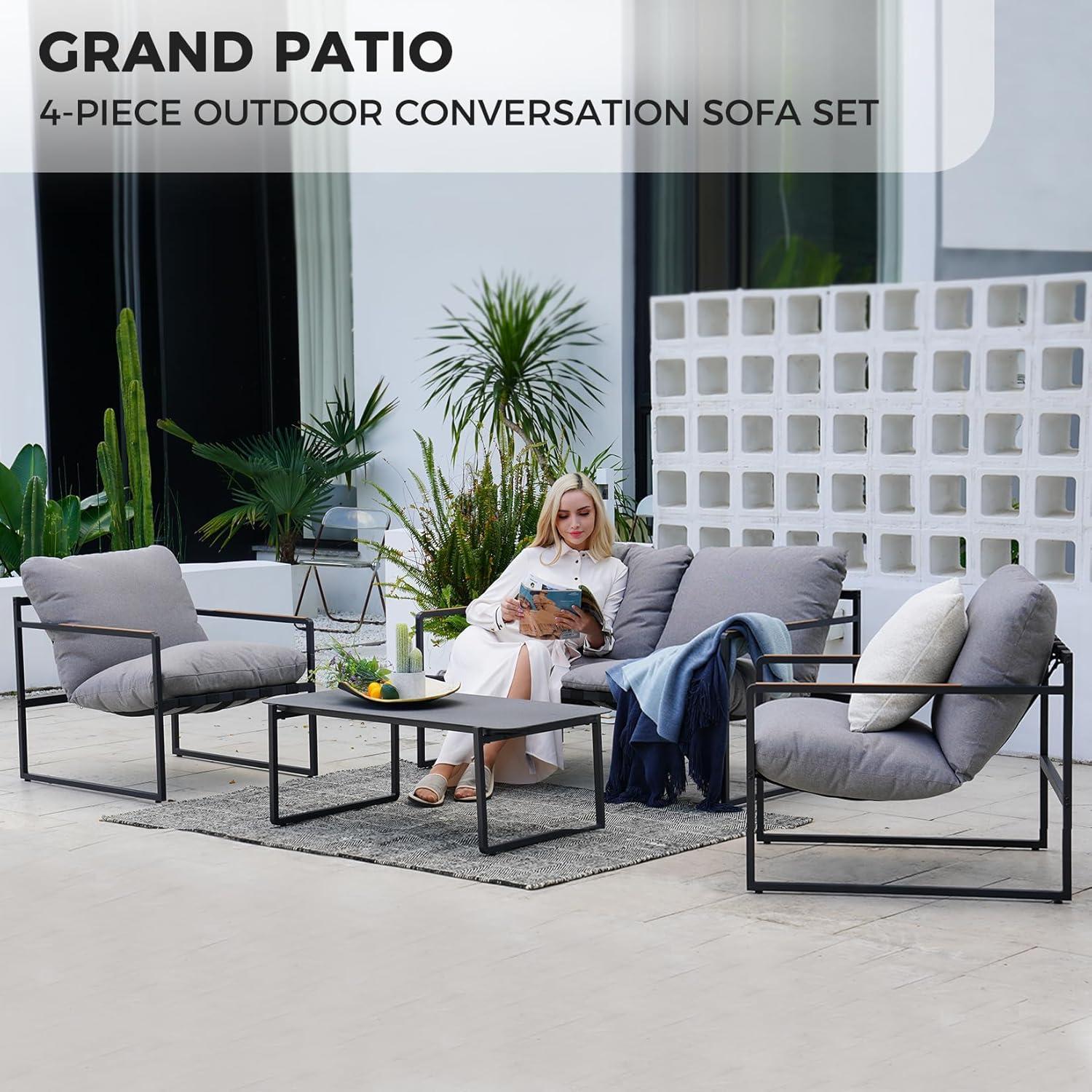 Our Honest Take on‍ the Grand ‌Patio 4-Piece Outdoor Set's Comfort & Style