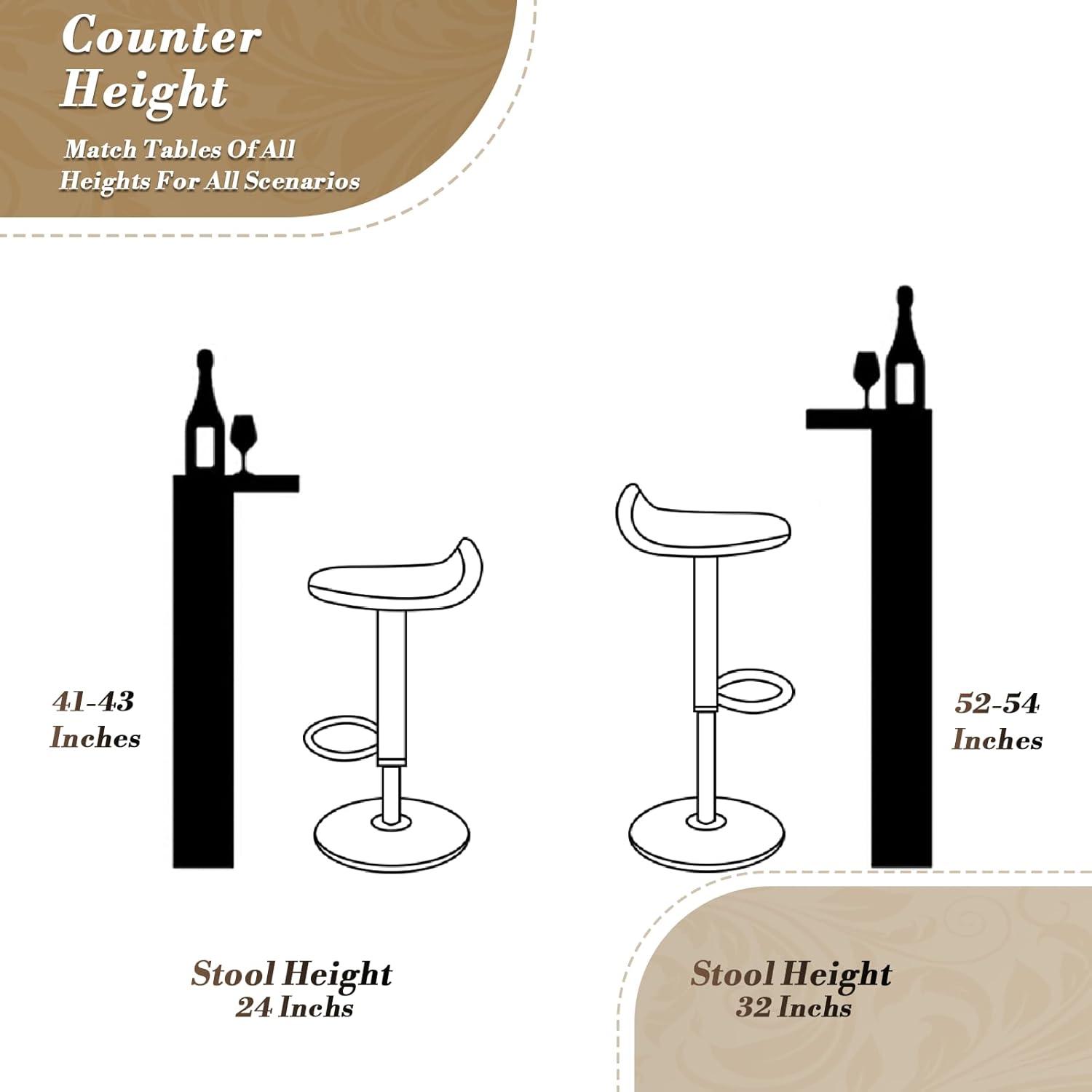 Our honest Take on Furniliving's Stylish Adjustable Bar Stools