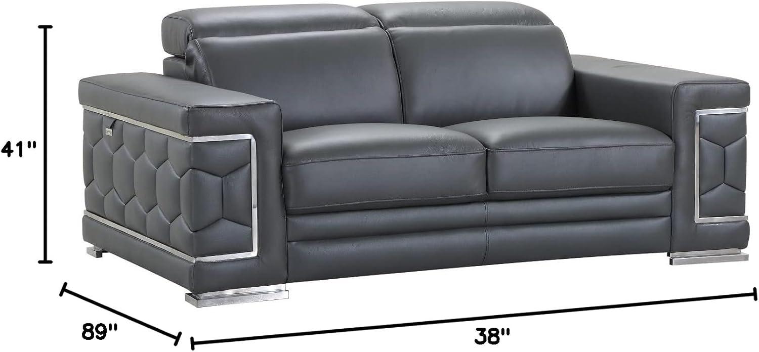 Our Balanced Take on Blackjack's Luxurious Italian Leather 3-Piece Set