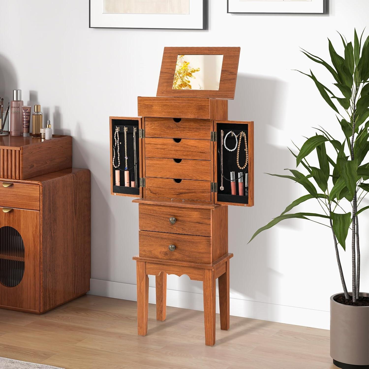 How We Organize Jewelry with GOFLAME's⁤ Stylish‍ Armoire