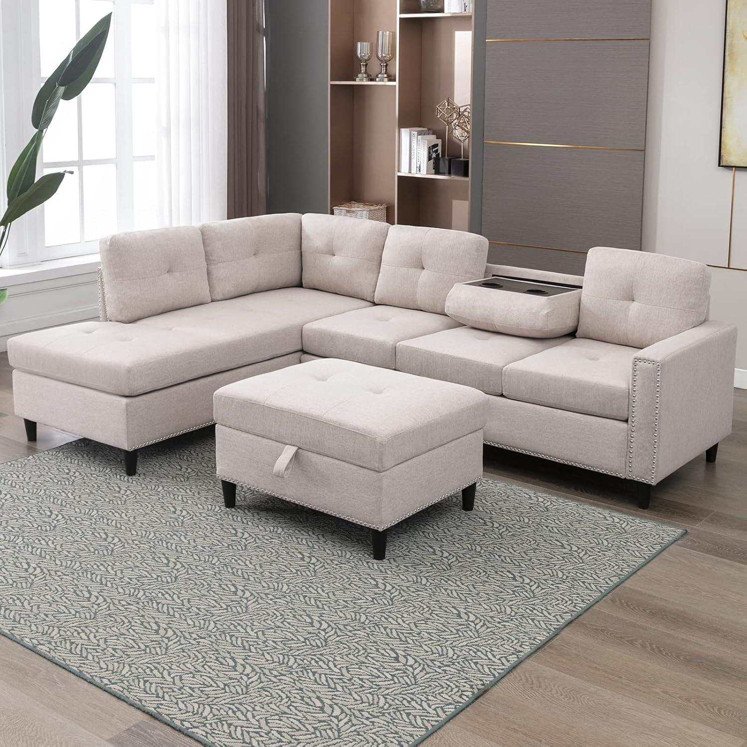 How We fell for the Mjkone Oversized Sectional Sofa's Comfort