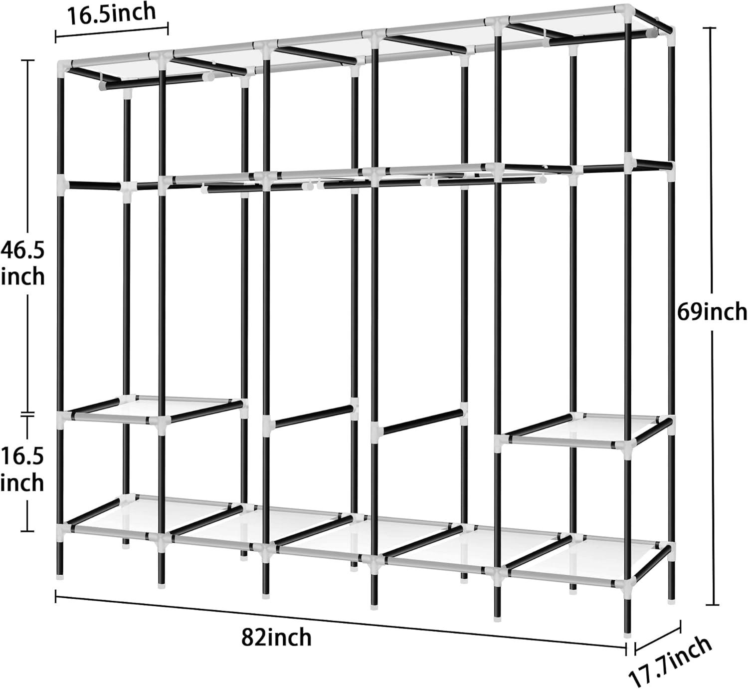 Sturdy‌ & Spacious: Our⁢ Take on the⁤ LOKEME Portable Closet