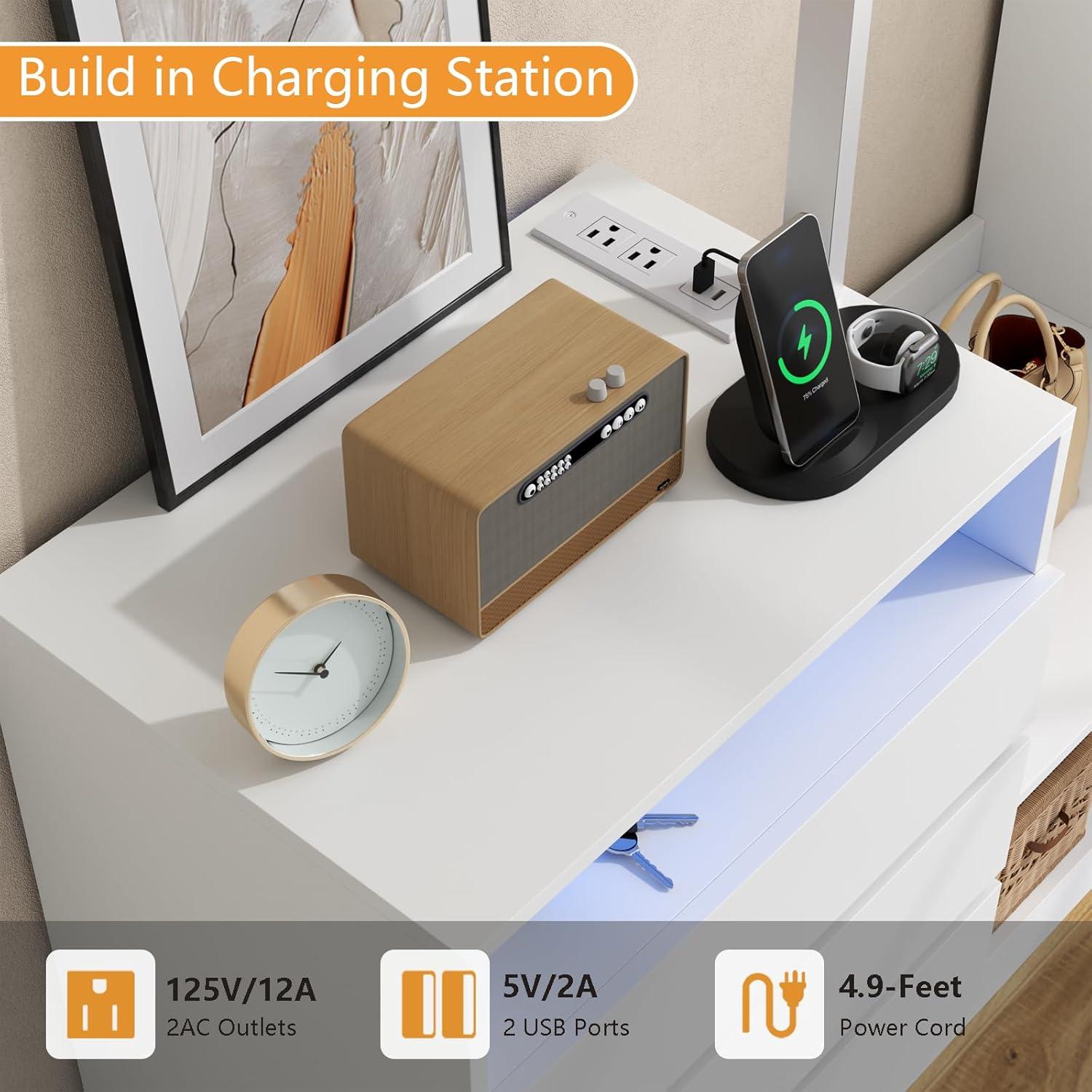 Our Honest Take ⁣on the armoire Wardrobe with LED & Charging Hub