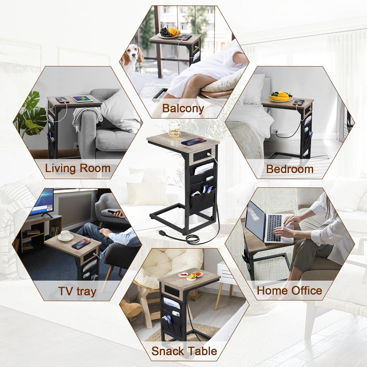 Our Take on AMHANCIBLE C Tables: Stylish, Practical & Charging-Ready