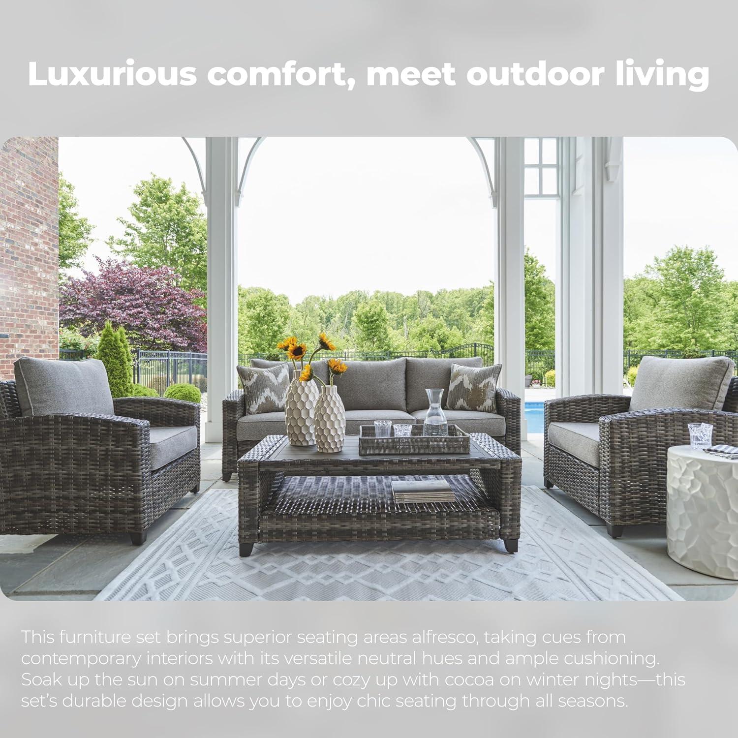 Our Take on Ashley's Oasis Court: stylish,Durable‌ outdoor Comfort