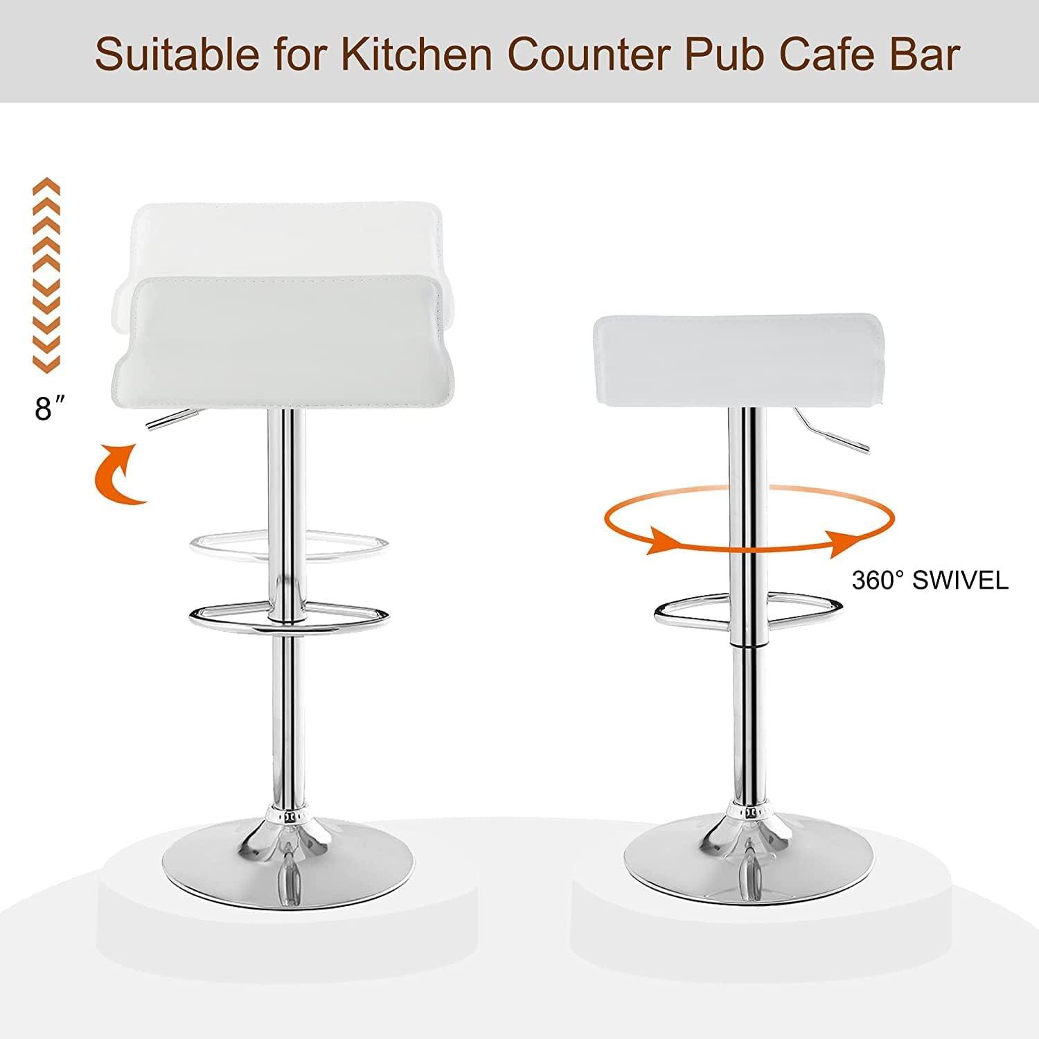 how We Revamped Our Space​ with VECELO's‌ Stylish Swivel Bar Stools