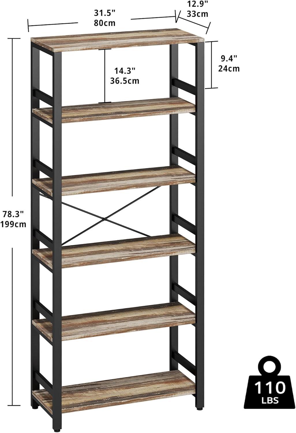 How we ⁢Organize with IRONCK's Sturdy 6-Tier ⁣Vintage​ Shelf