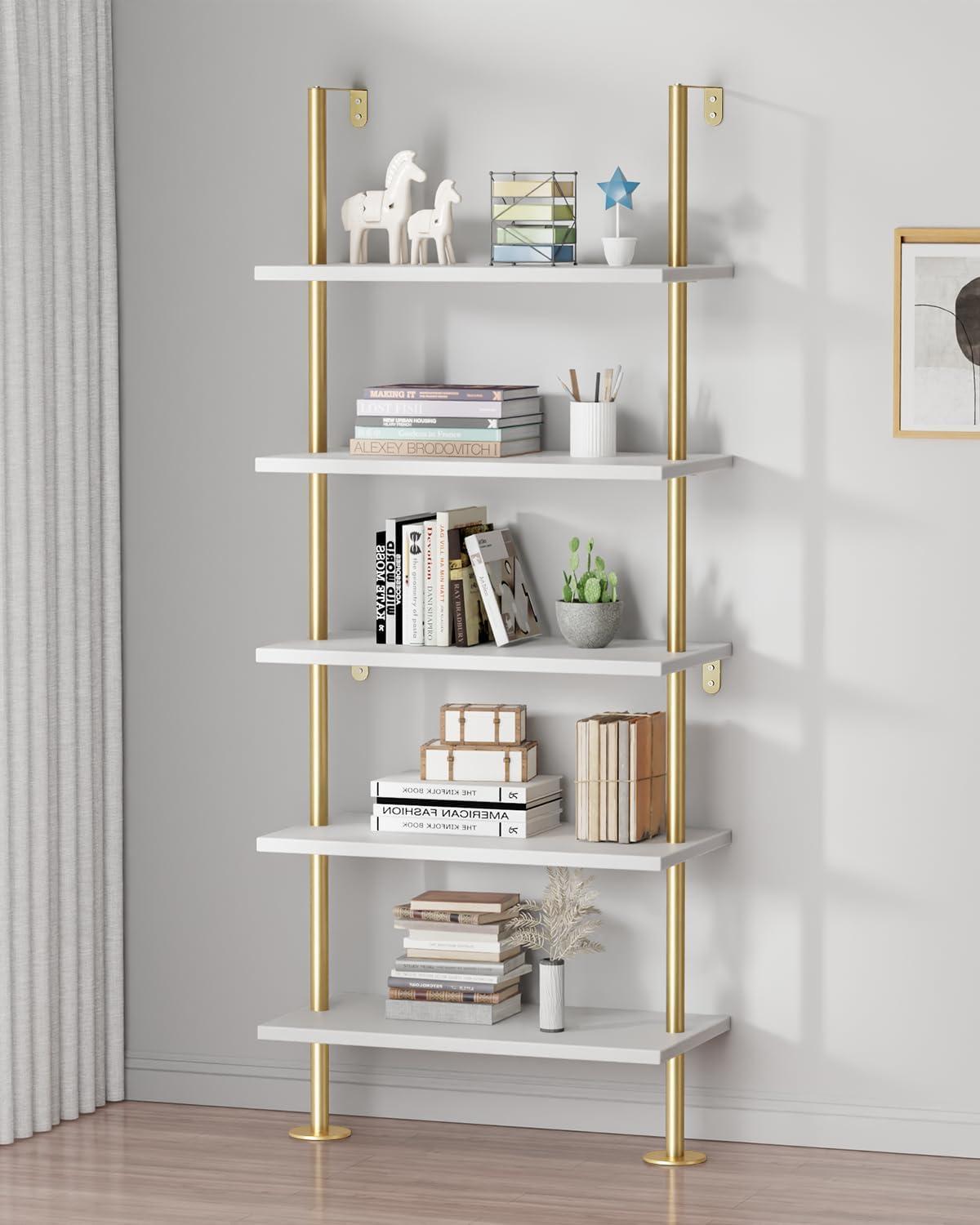 Our Take on the pickpiff 5-Tier Ladder Shelf: Stylish & Sturdy