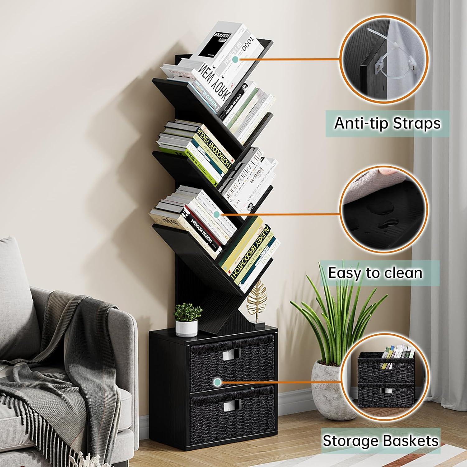 How We Organized our Space with Vagusicc's Tree Bookshelf