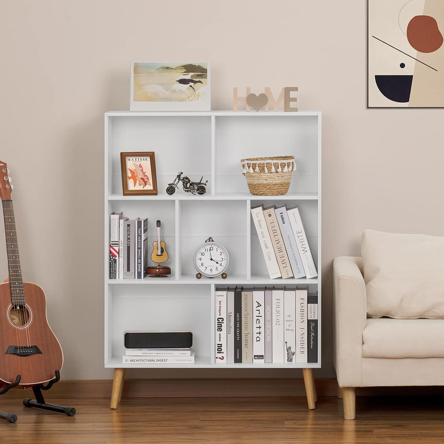 Our Experience with YAHARBO's Stylish & Sturdy‍ white Bookshelf