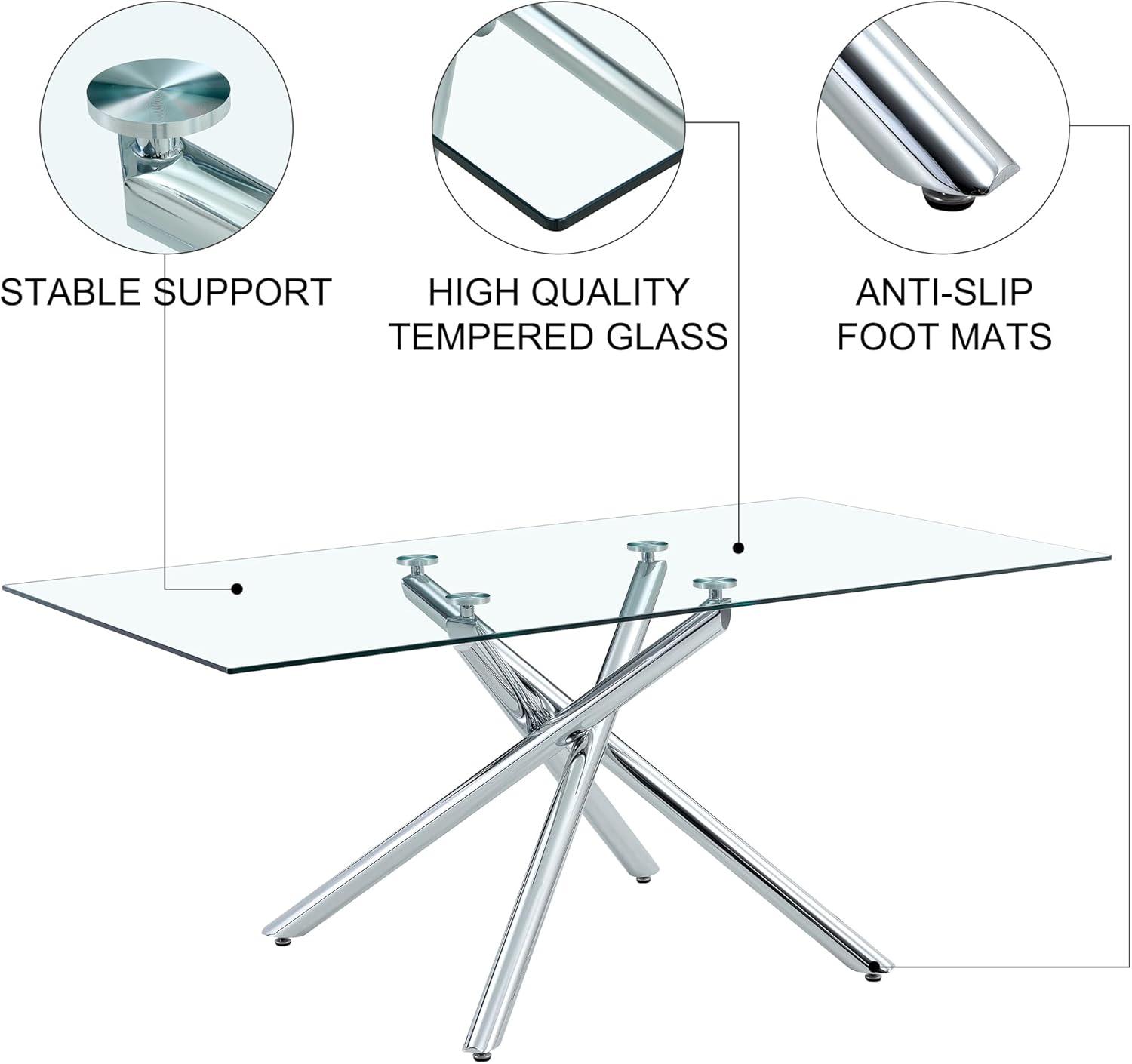 Our take on‍ the AZmac ‌Glass Dining Set: Style, Strength &⁤ Space
