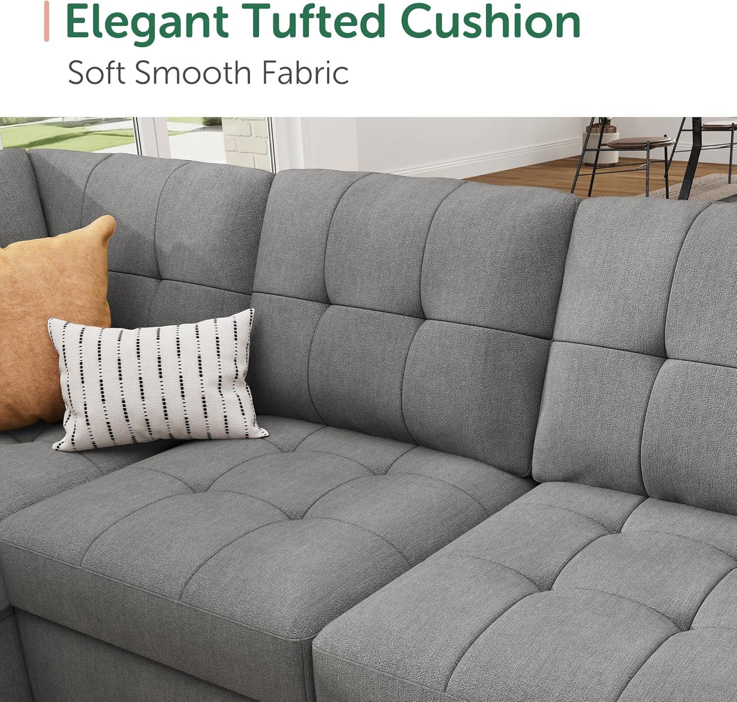 Our HONBAY U-Shaped Sleeper ‌Sofa:⁢ Spacious, Sturdy, & Stylish