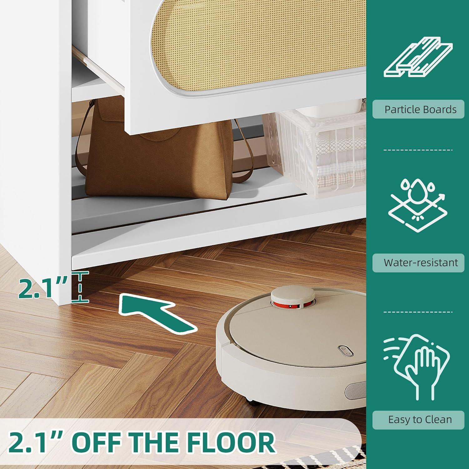 Why We Love the YITAHOME Rattan Wardrobe: Stylish & Spacious