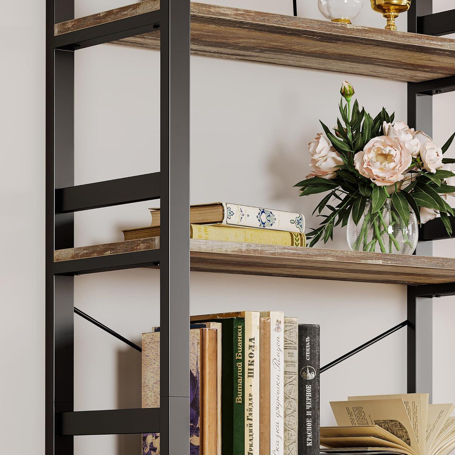 How We Organize with IRONCK's Sturdy 6-Tier Vintage Shelf
