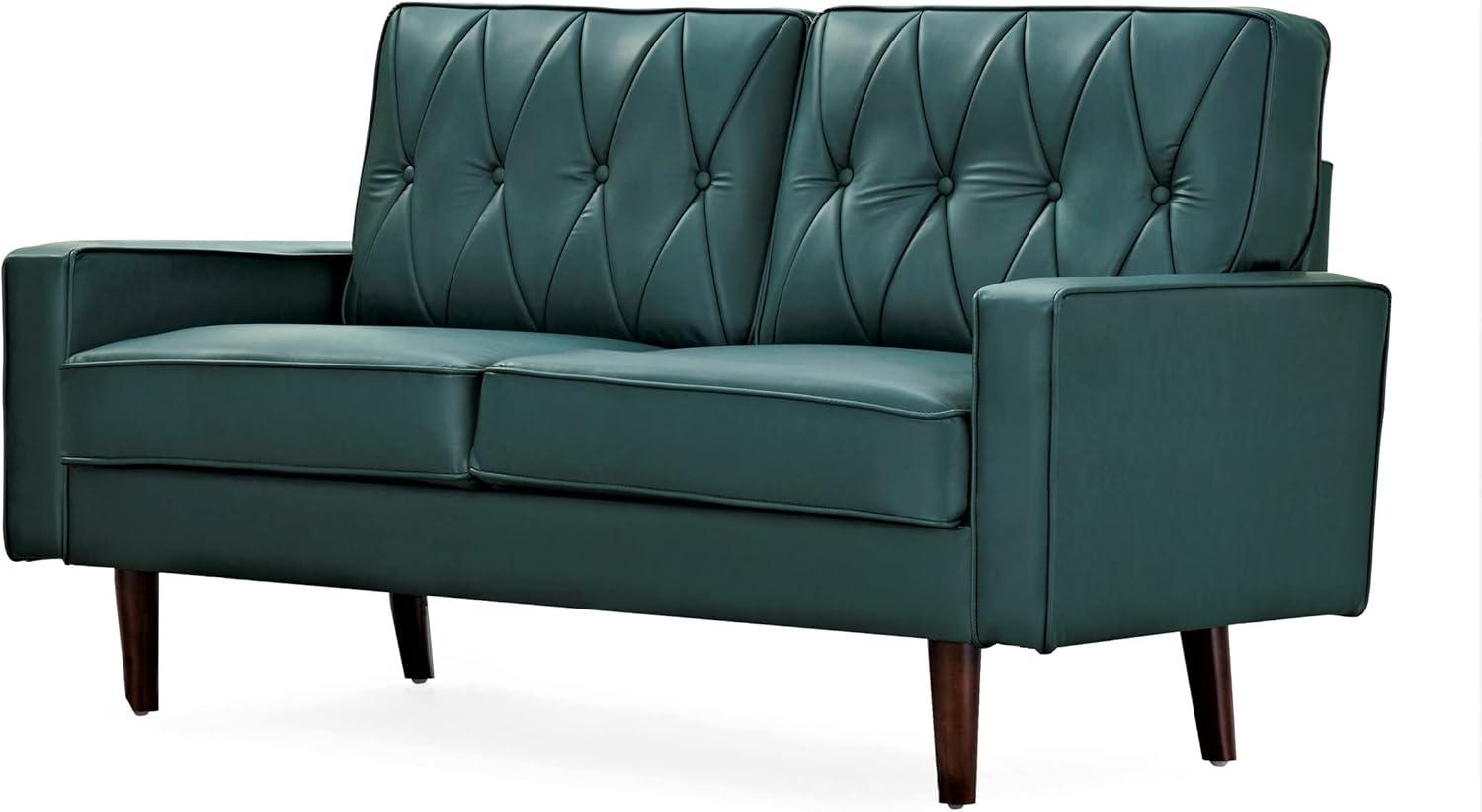 How We Fell for Container Furniture's Sleek⁣ Blue Green sofa Set