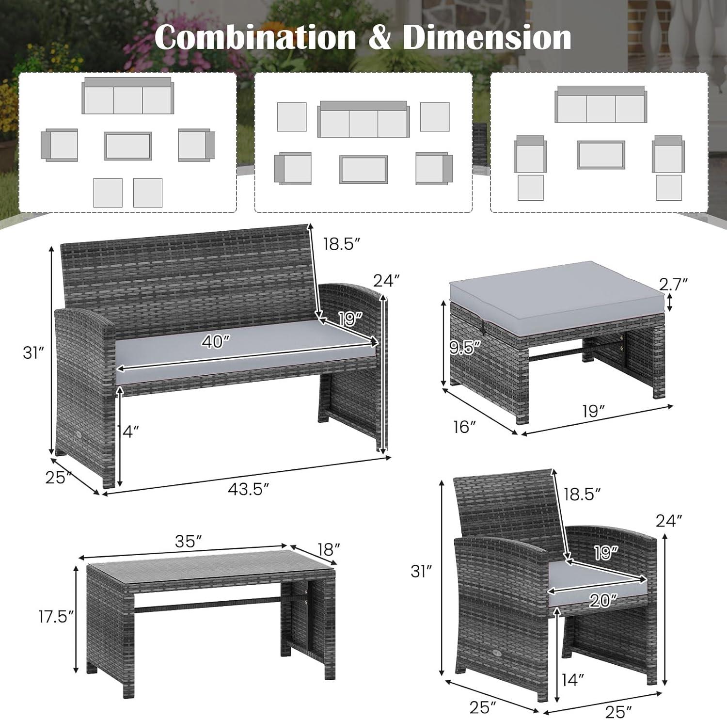 our Take on the RELAX4LIFE 6-Piece Patio Set: Comfort & Style