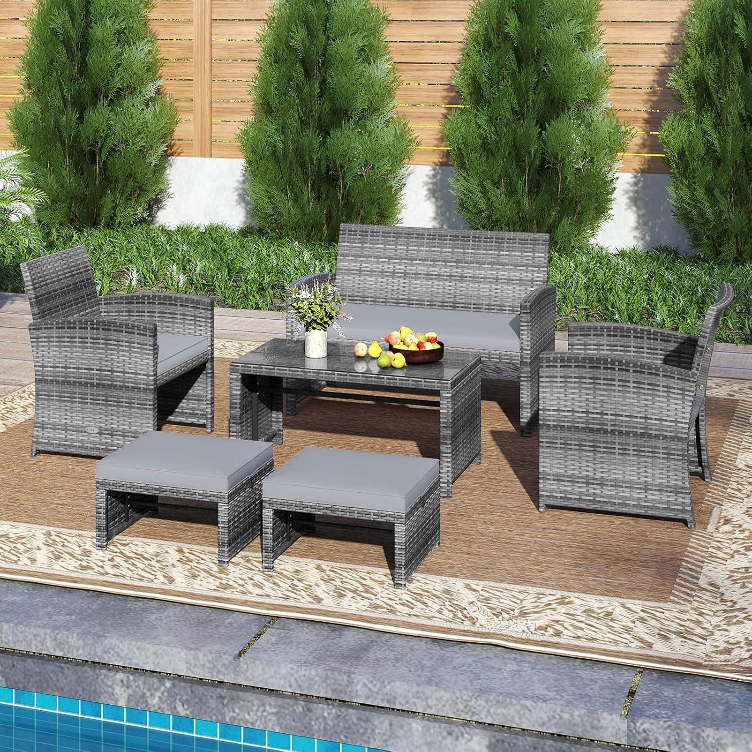 Our take on the RELAX4LIFE 6-Piece Patio set: Comfort & Style
