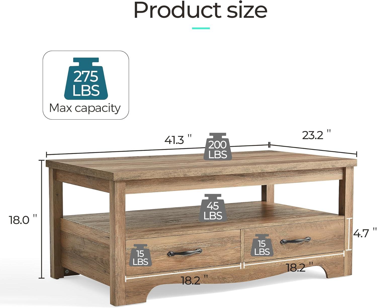 Our Honest Take on LINSY HOME's Rustic & Modern Coffee Table⁤ Set