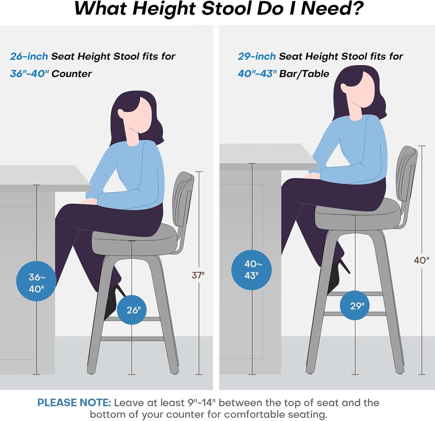 Our⁣ Honest Take: ⁣Stylish & Sturdy Swivel Bar Stools Set of 4