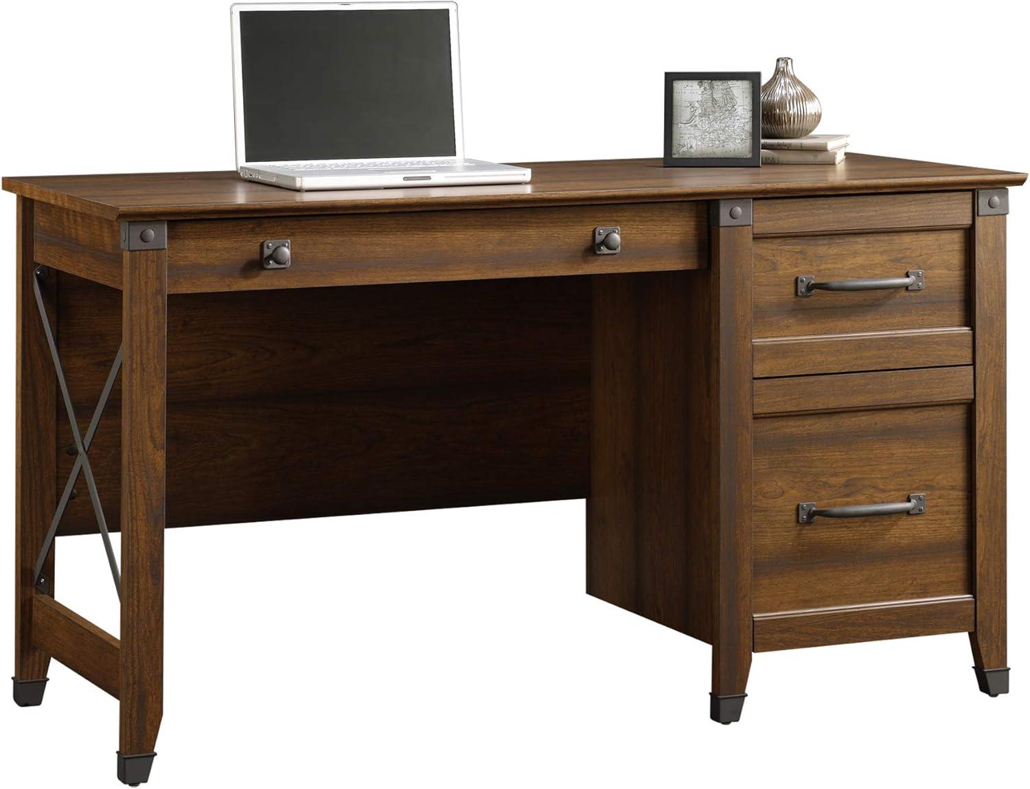 Our Honest Review: Sauder Carson Forge Armoire & Desk in Cherry