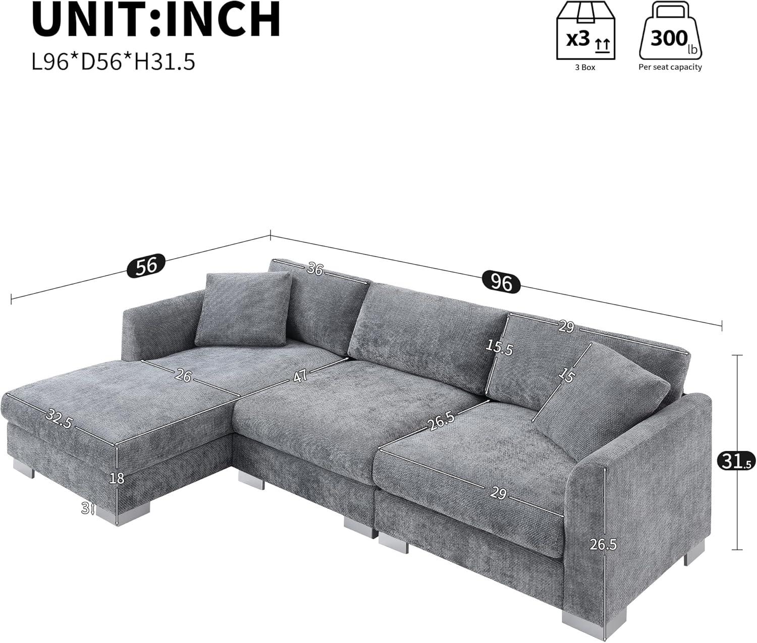 Our Take on the‌ Modern ‌Cloud L-Shaped Chenille⁤ Sofa: stylish & Cozy