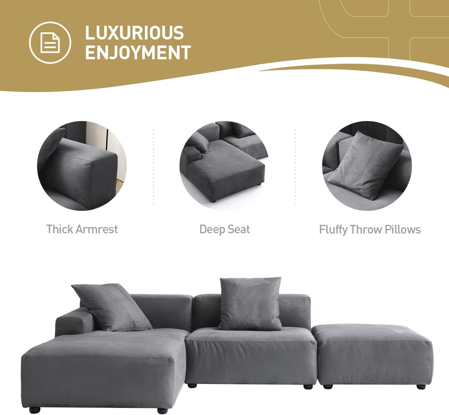 How We Embraced Comfort with Acanva's Modern modular Sofa