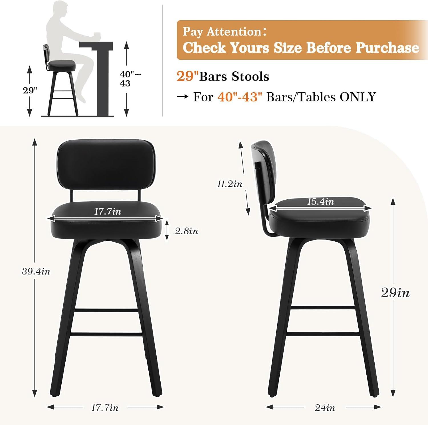 Our Honest⁤ Take:⁢ Stylish & Sturdy Swivel Bar Stools Set of 4