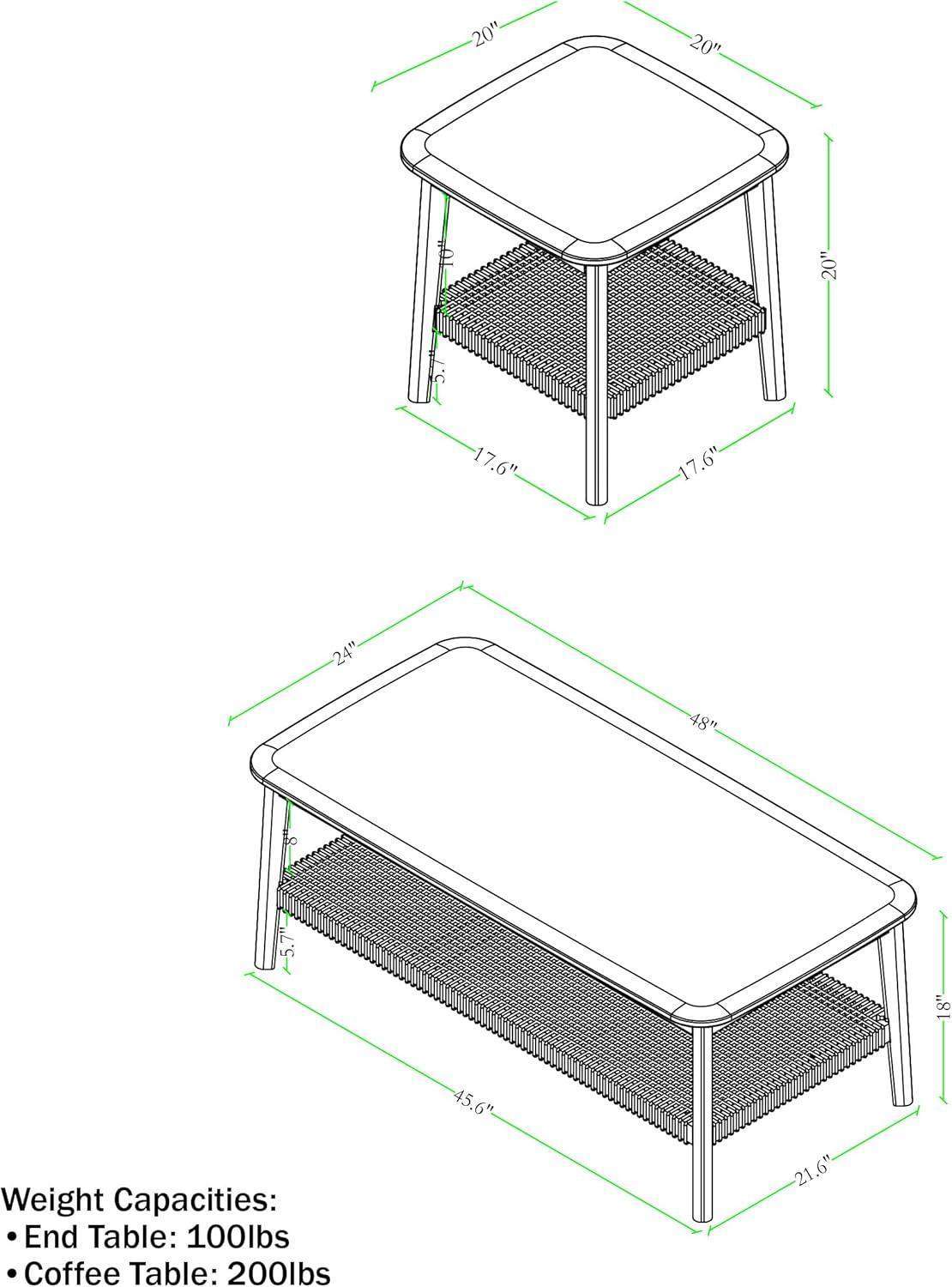 Our Take on Alaterre's Calais 3-Piece Solid Wood Table Set