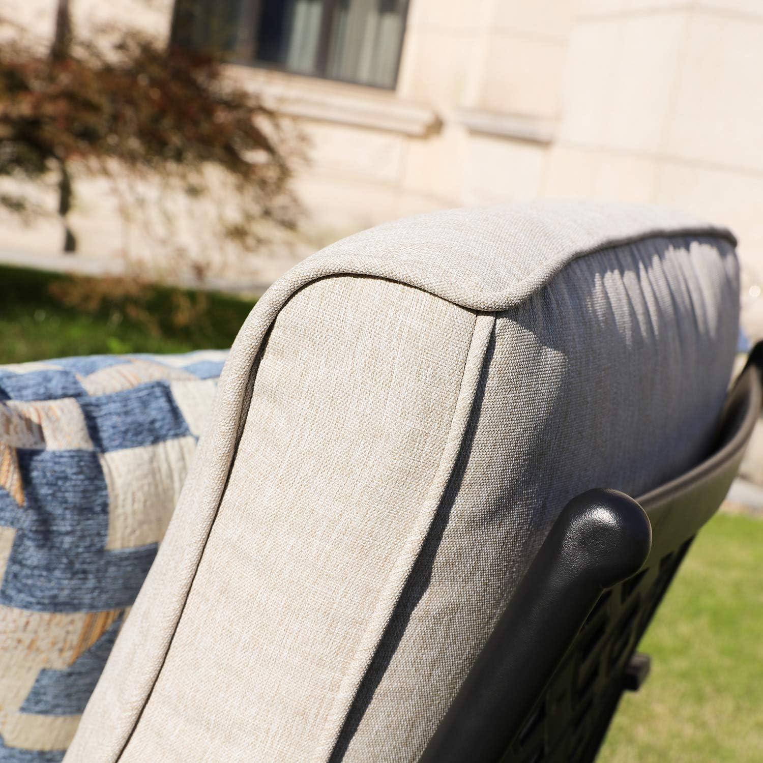 Our Honest Take ⁢on PatioFestival's Cushioned Rocking Sofa Chairs