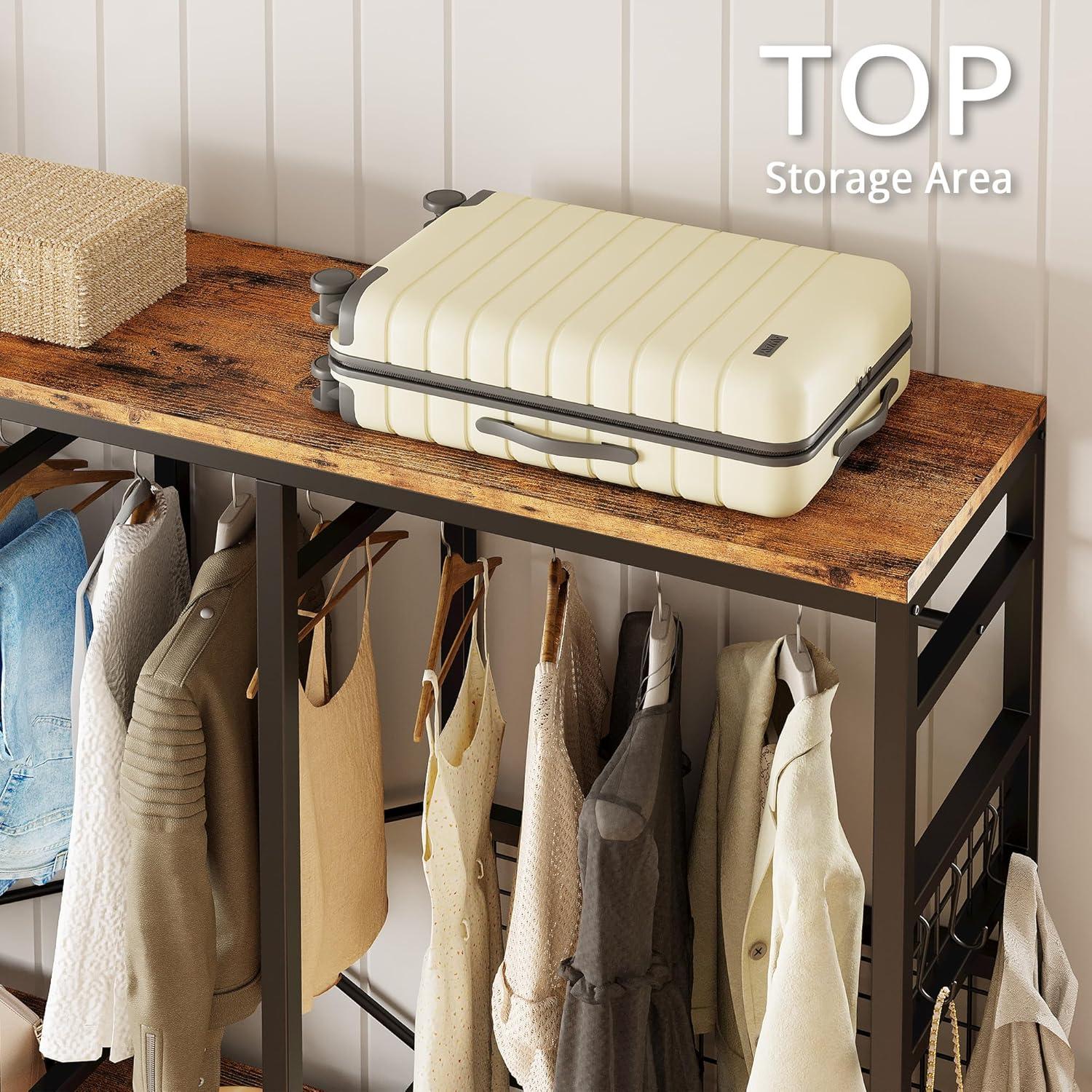 How We Organized Our ⁢Space with IRONCK's Vintage Garment Rack