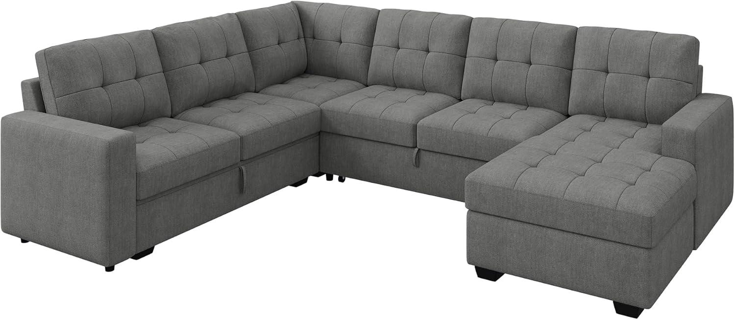 Our HONBAY U-Shaped Sleeper Sofa:⁤ Spacious,​ sturdy, &​ Stylish