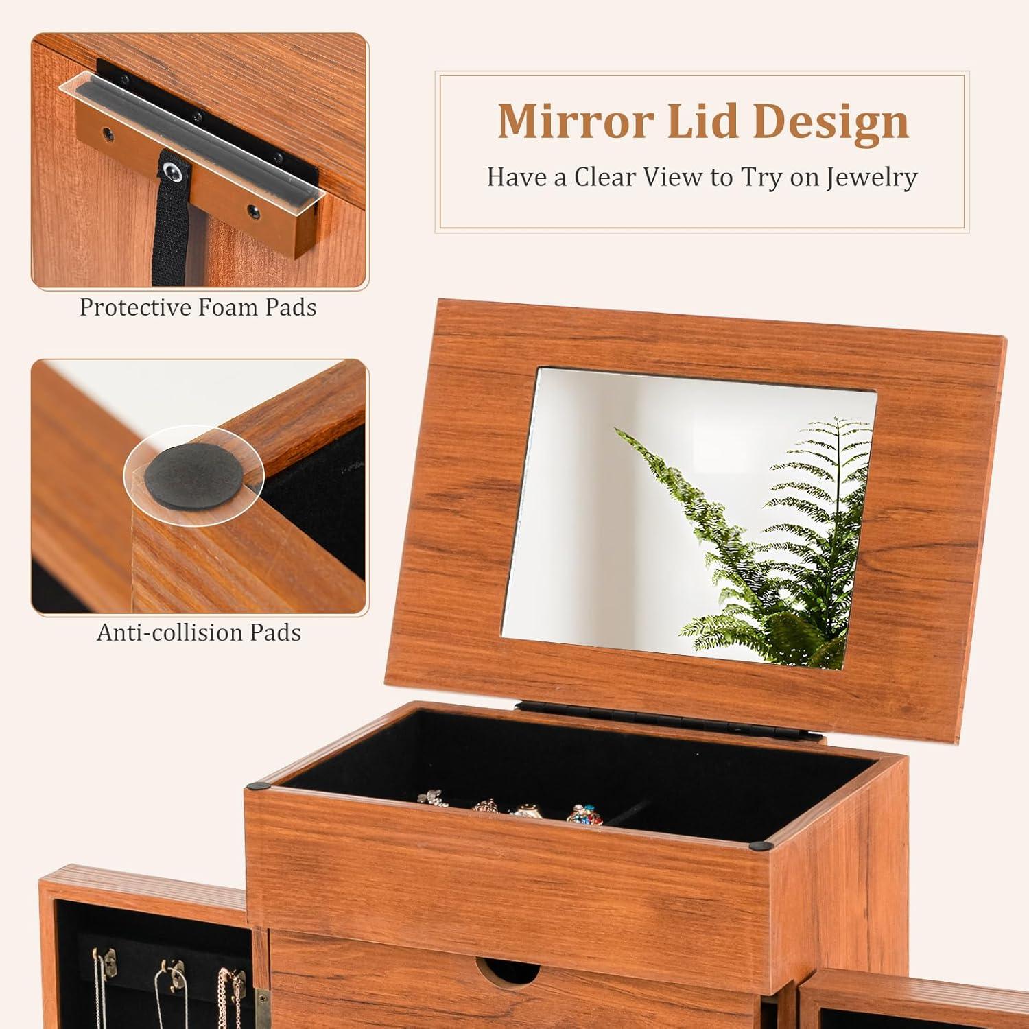 How we Organize Jewelry with GOFLAME's⁣ Stylish⁤ Armoire