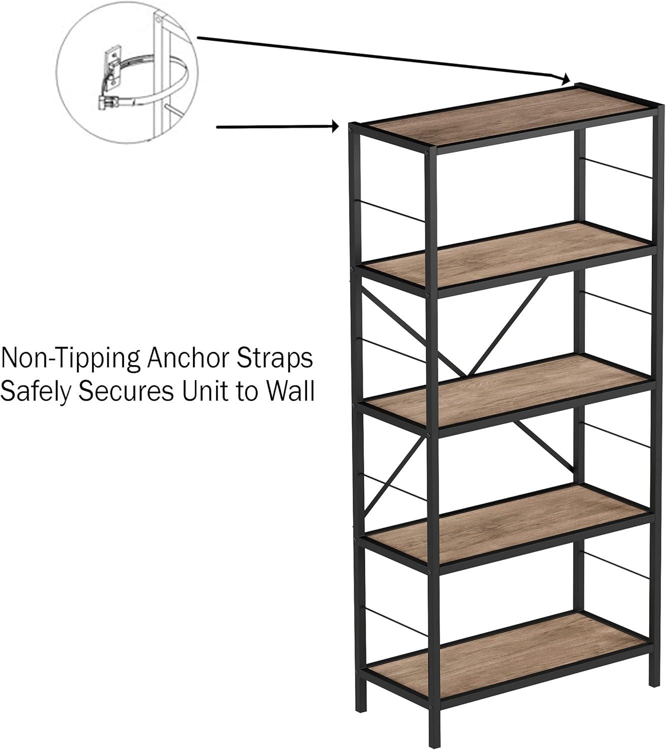 How We Transformed Our Space with Lavish Home's 5-Tier Shelf