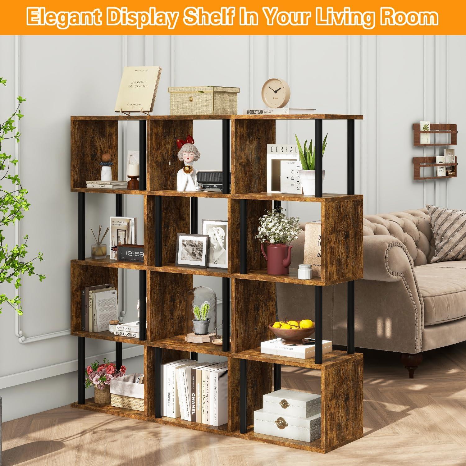 Our Take on the IBUYKE 5-Tier S-Shaped bookshelf: Stylish⁢ & ⁤Sturdy