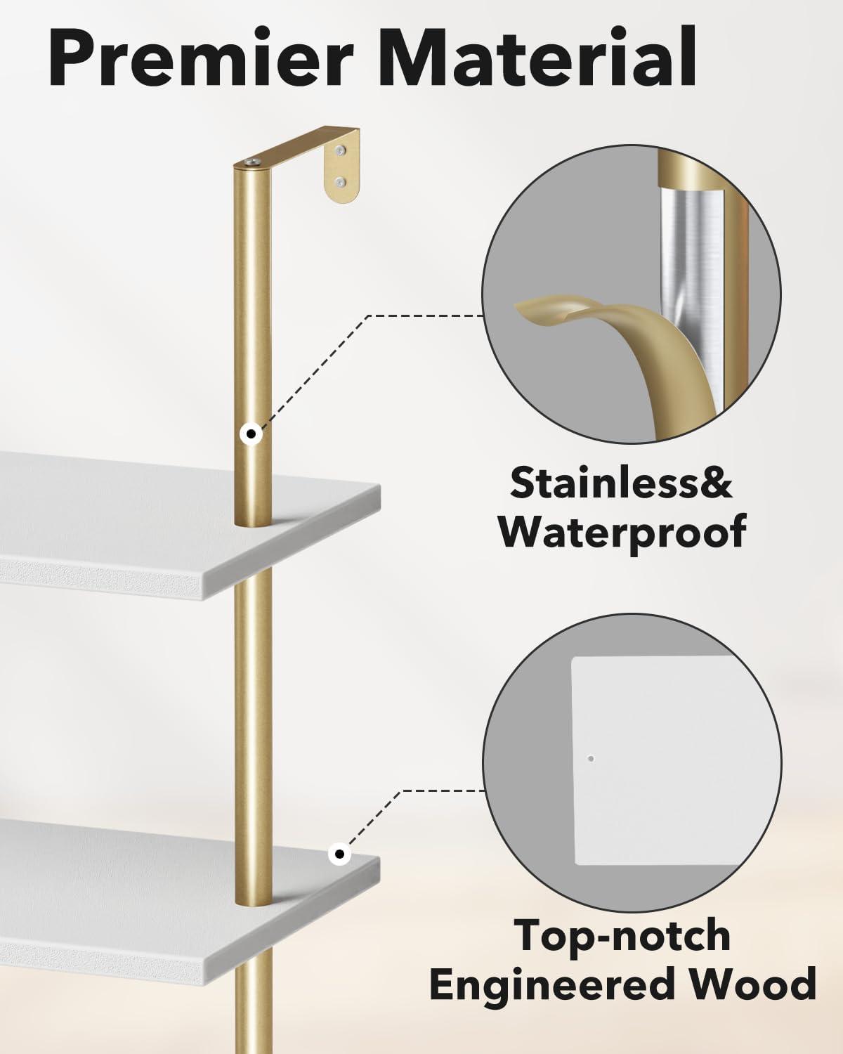 Our Take on ​the pickpiff 5-Tier Ladder Shelf: Stylish & Sturdy