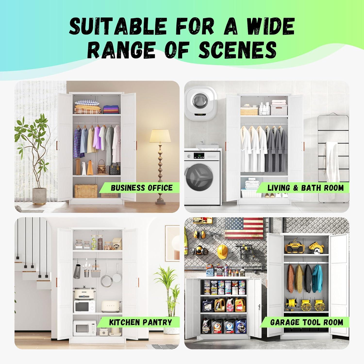 Our Honest Take on Bonusall's Heavy-Duty Metal Wardrobe Cabinet