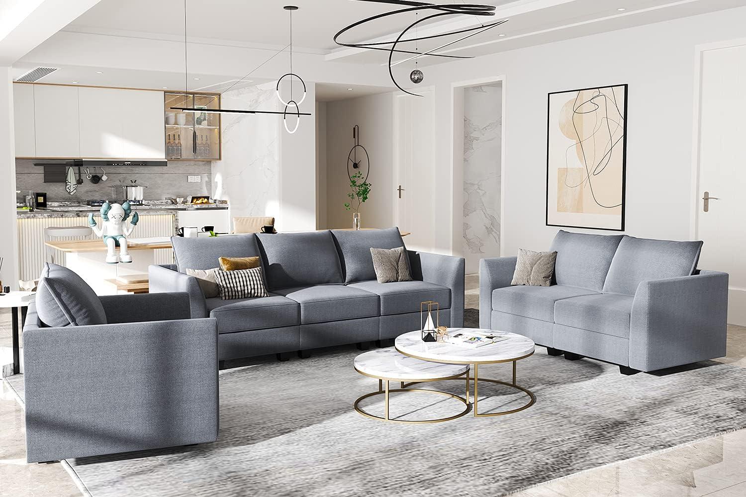 Our Take on the HONBAY 3-Piece Modular Sofa: Comfort & Flexibility reviewed