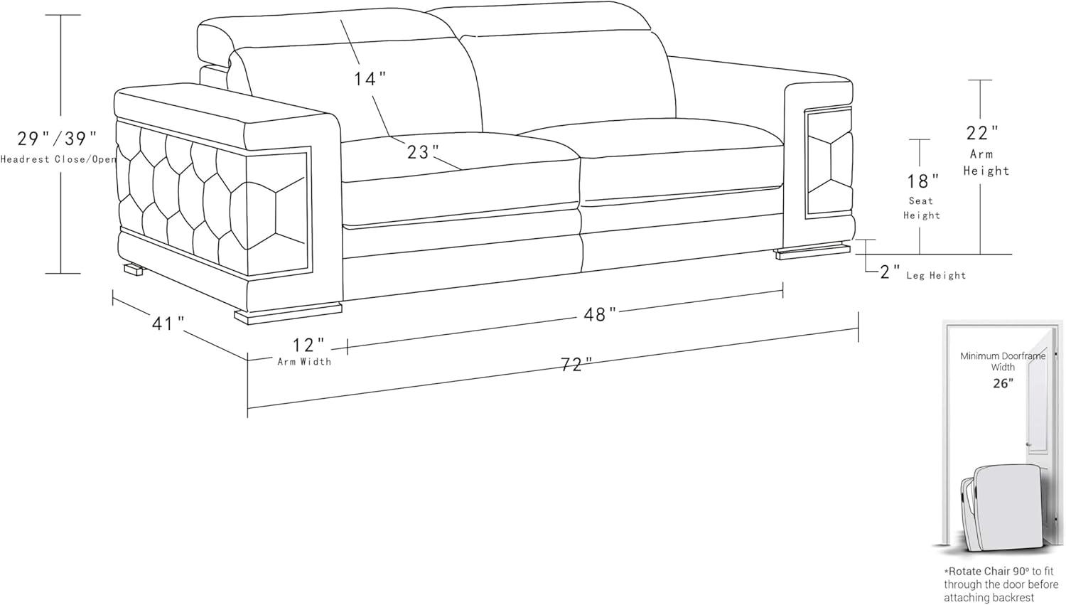 Our Balanced Take on Blackjack's Luxurious Italian Leather 3-Piece⁢ Set