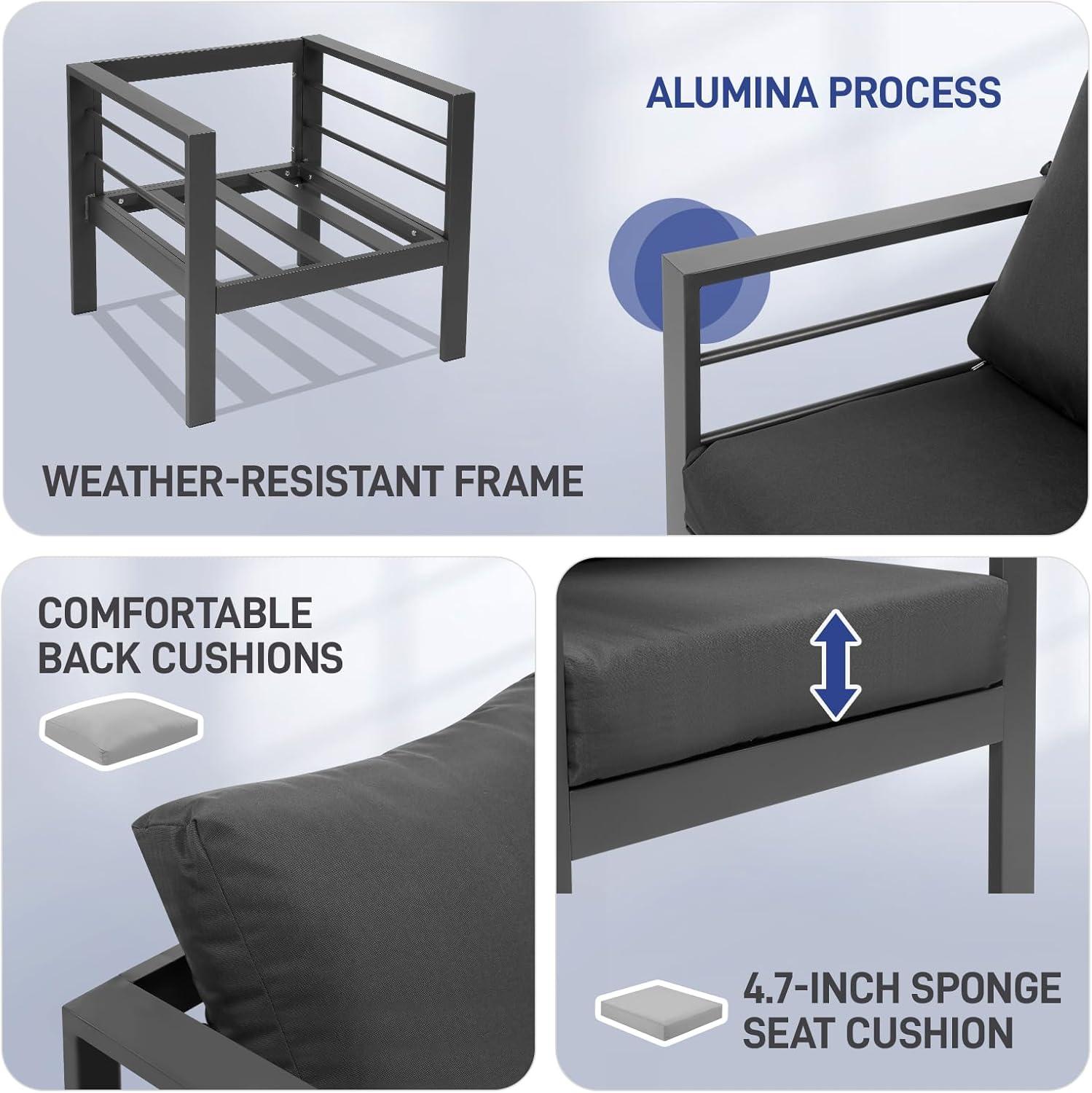 Our Honest Take: JHshop's Modern 4-Piece Patio Set Reviewed