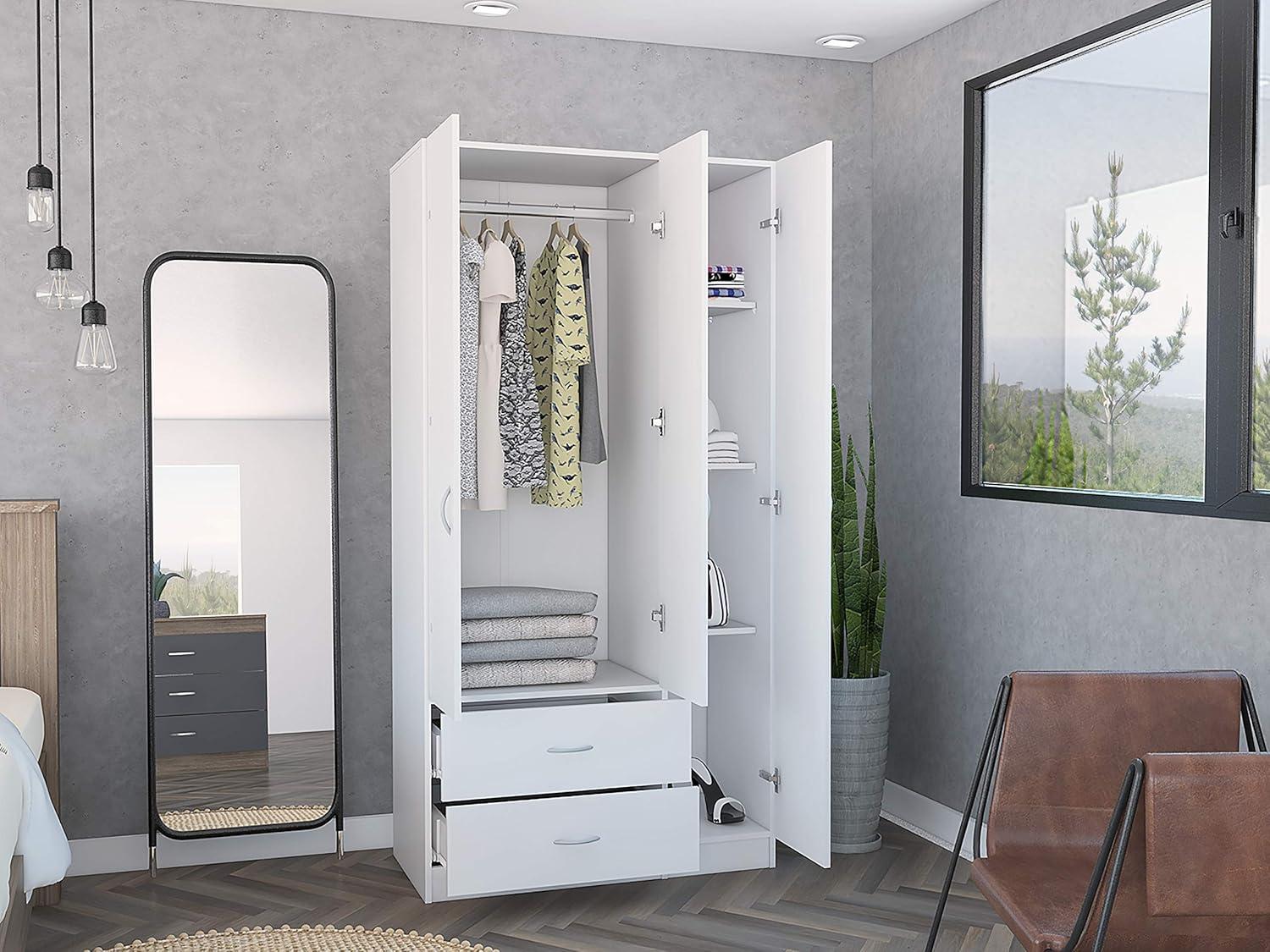 Our Honest Take on‍ the Three ⁣Door White Armoire's Versatile Storage
