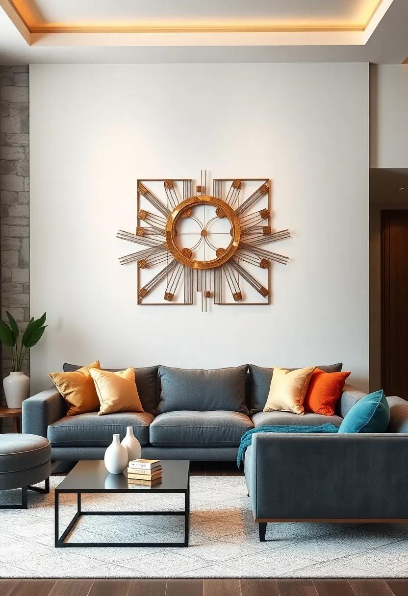 Geometric Patterns: Clean lines and bold shapes create a modern statement piece that complements minimalist decor