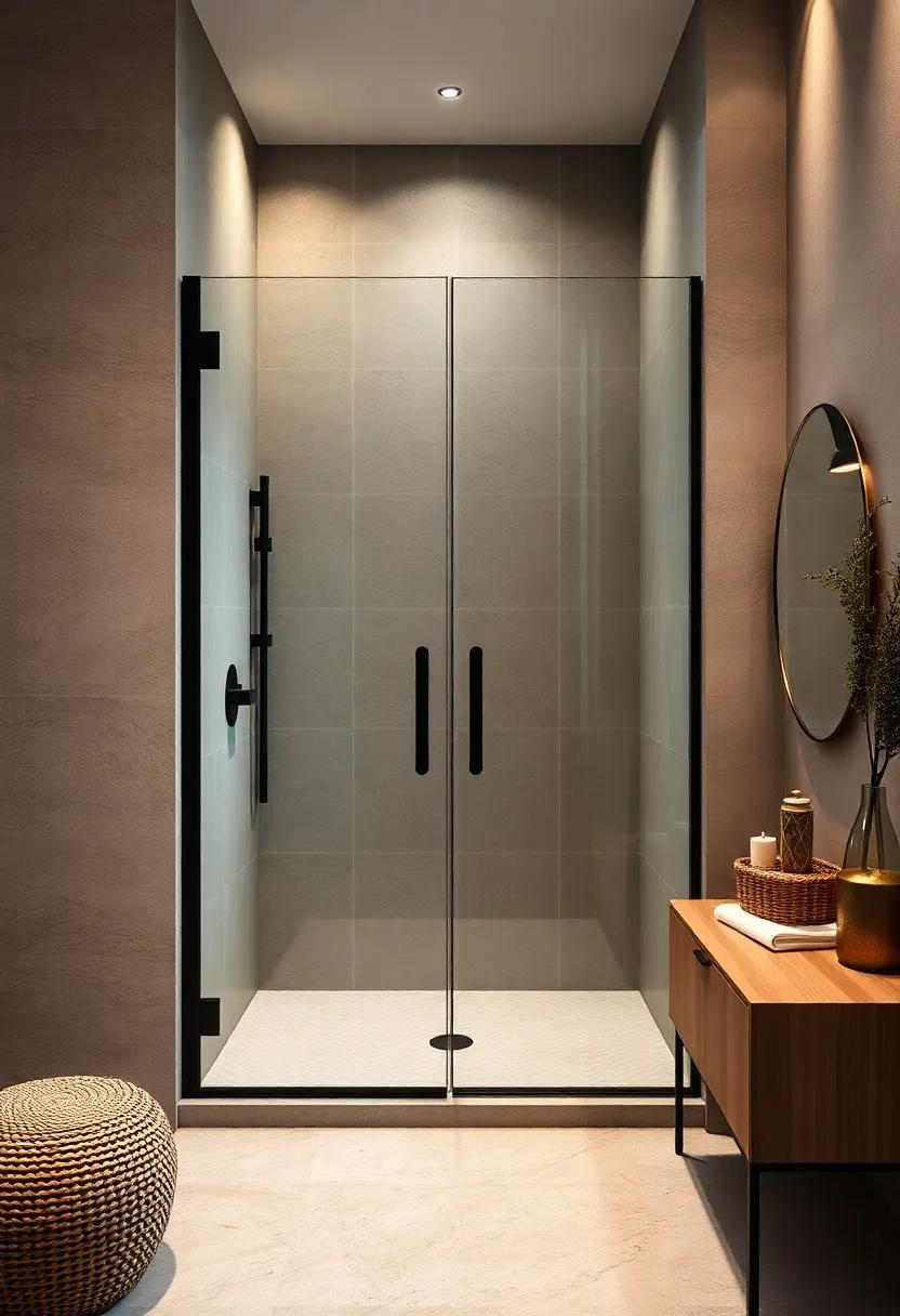 matte Black ​Hardware with Clear Glass Door - A⁤ striking contrast⁤ that emphasizes boldness while⁣ maintaining simplicity