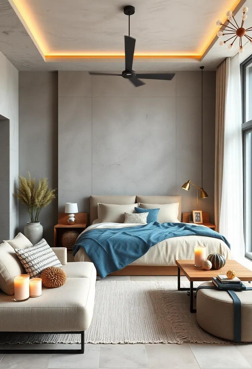 Ocean-Scented Candles: Use candles with subtle marine scents like sea salt or coconut to engage multiple senses